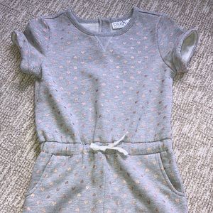 BLUSH Romper Rose Gold Accents